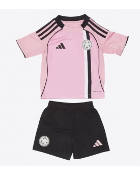 Leicester City Maglia Gara Terza Repliche 2025-26 Bambino Maniche Corte